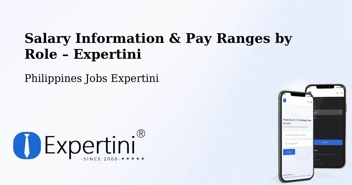 Salary Information & Pay Ranges – Batitang - Batitang, Philippines Jobs Expertini
