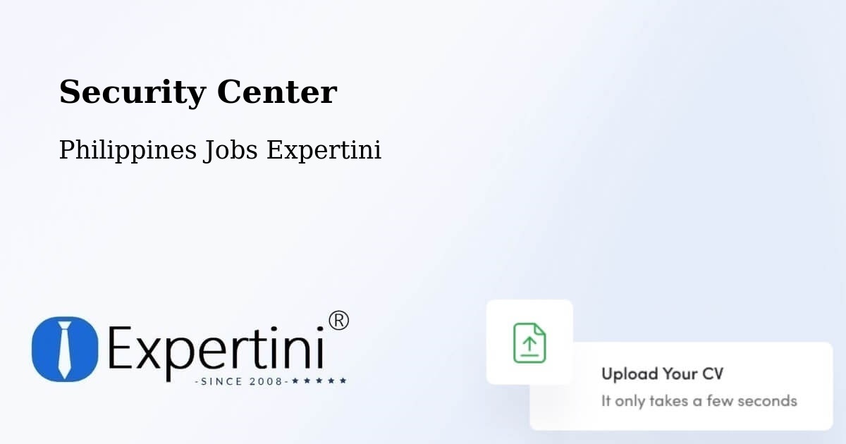 Security & Compliance – Batitang - Philippines Jobs Expertini